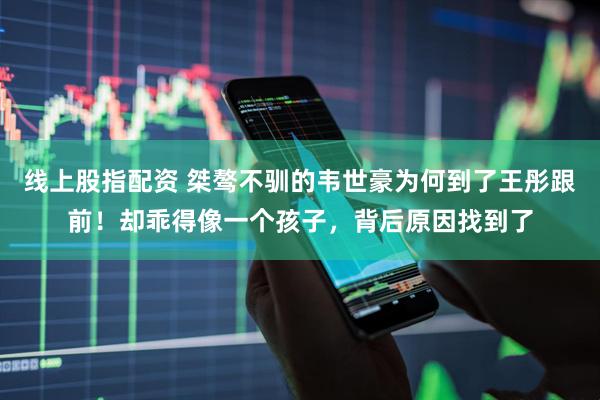 线上股指配资 桀骜不驯的韦世豪为何到了王彤跟前！却乖得像一个孩子，背后原因找到了